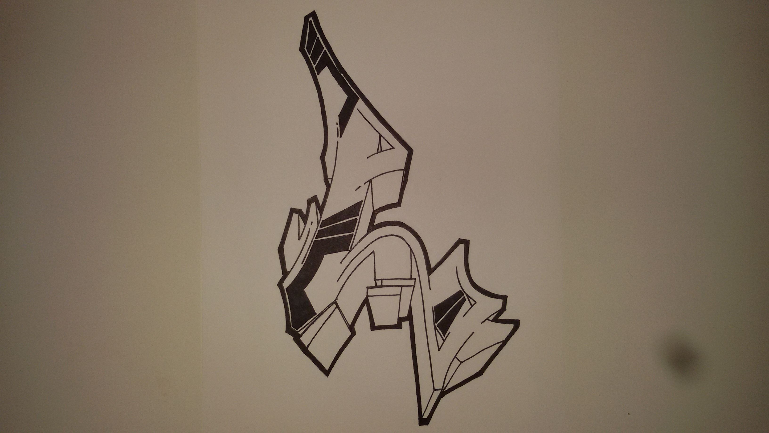 Letter L In Graffiti